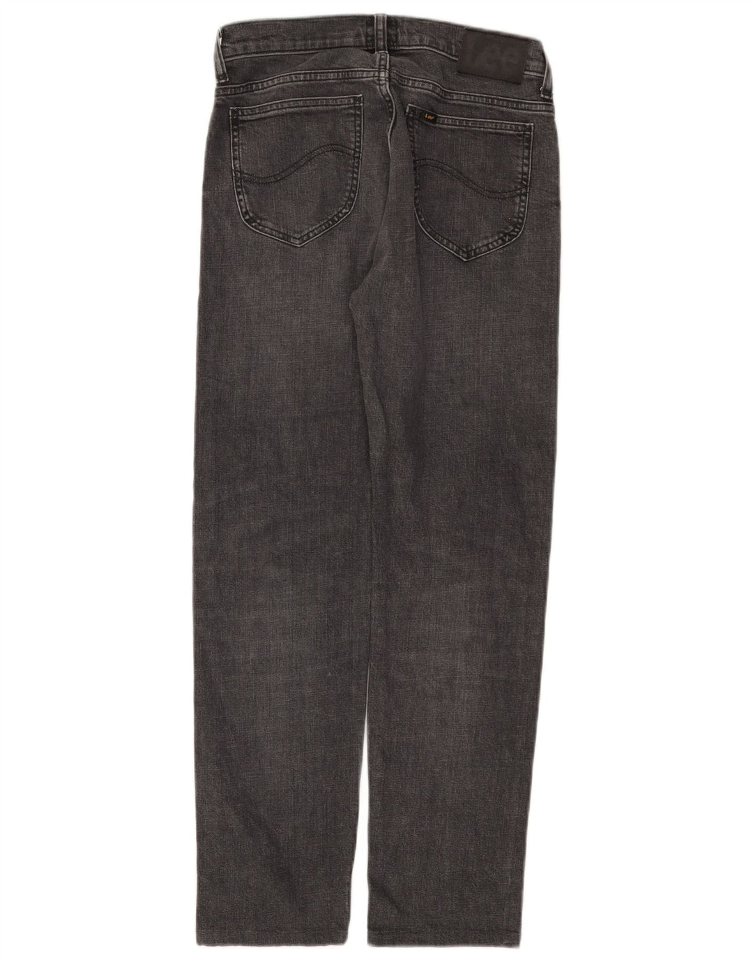 Lee Mens Rider Straight Jeans W28 L28 Γκρι βαμβακερό