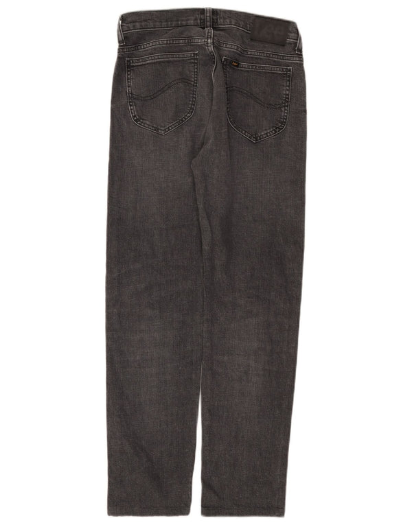 Lee Mens Rider Straight Jeans W28 L28 Γκρι βαμβακερό
