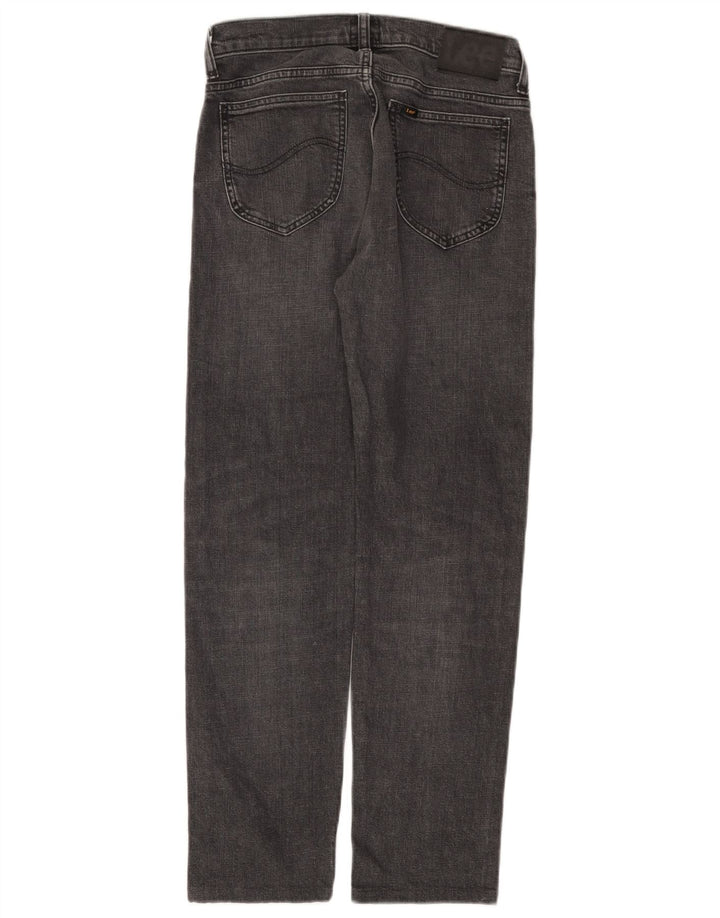 Lee Mens Rider Straight Jeans W28 L28 Γκρι βαμβακερό
