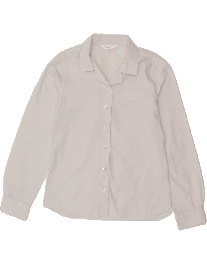 JOHN LEWIS Girls Shirt 11-12 Years White Polyester Vintage John Lewis and Second-Hand John Lewis from Messina Hembry 