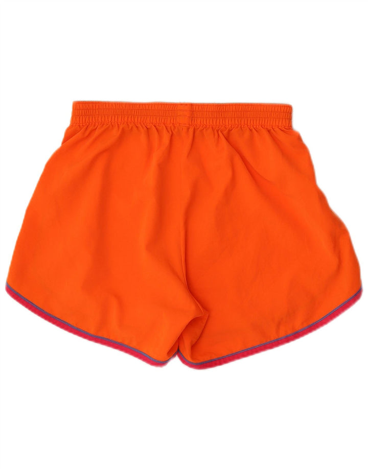 Under Armour Γυναικείο αθλητικό σορτς UK 8 Μικρό πορτοκαλί ριγέ πολυεστέρα