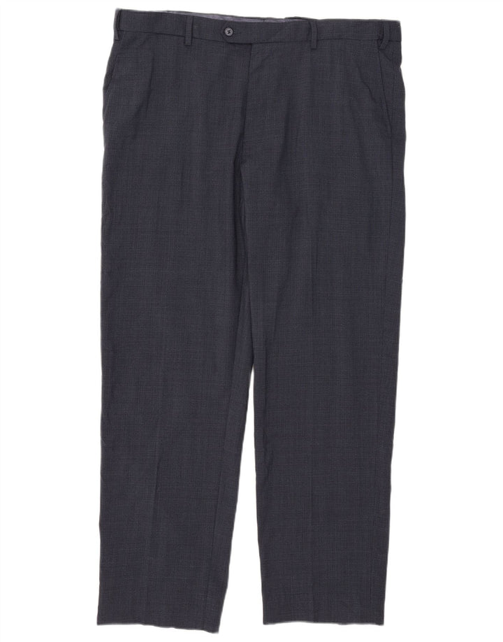 Marks & Spencer Ανδρικό ίσιο κανονικό παντελόνι W40 L31 Navy Blue