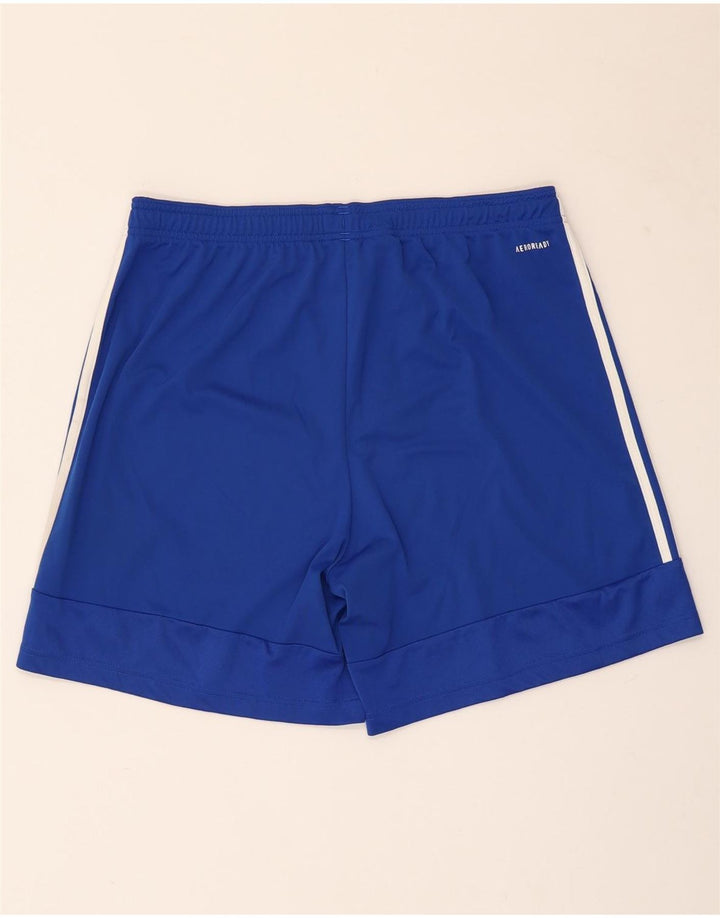 Ανδρικό αθλητικό σορτς Adidas Aeroready μεγάλο μπλε πολυεστέρα