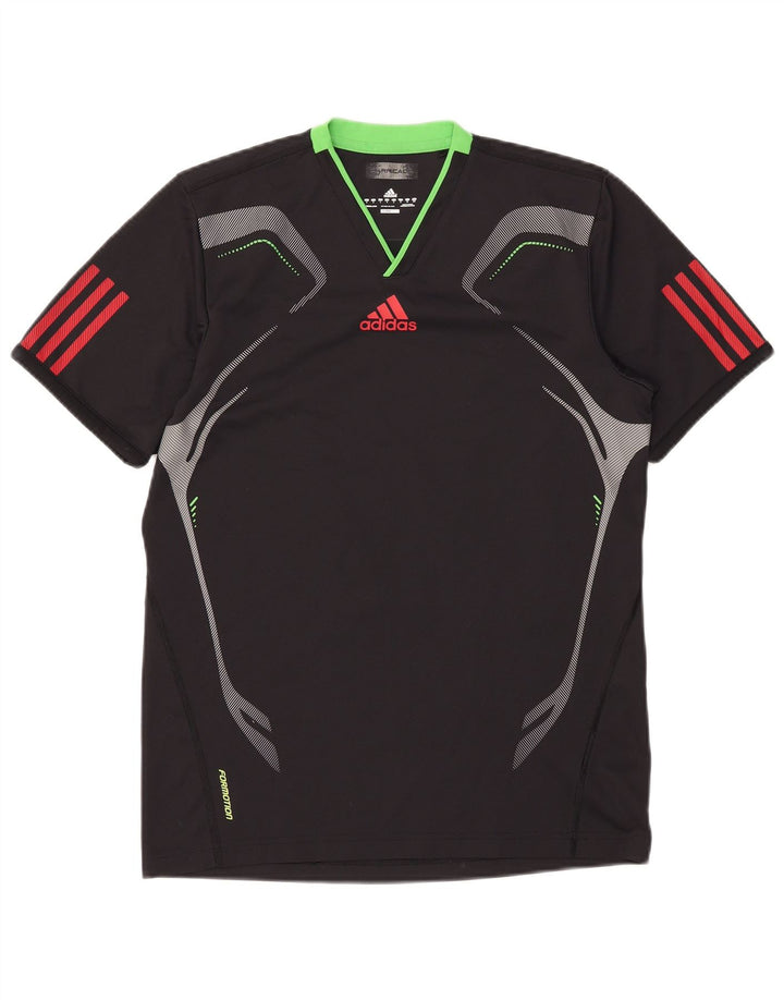 Ανδρικό T-Shirt Adidas Climacool Top Small Black Colourblock