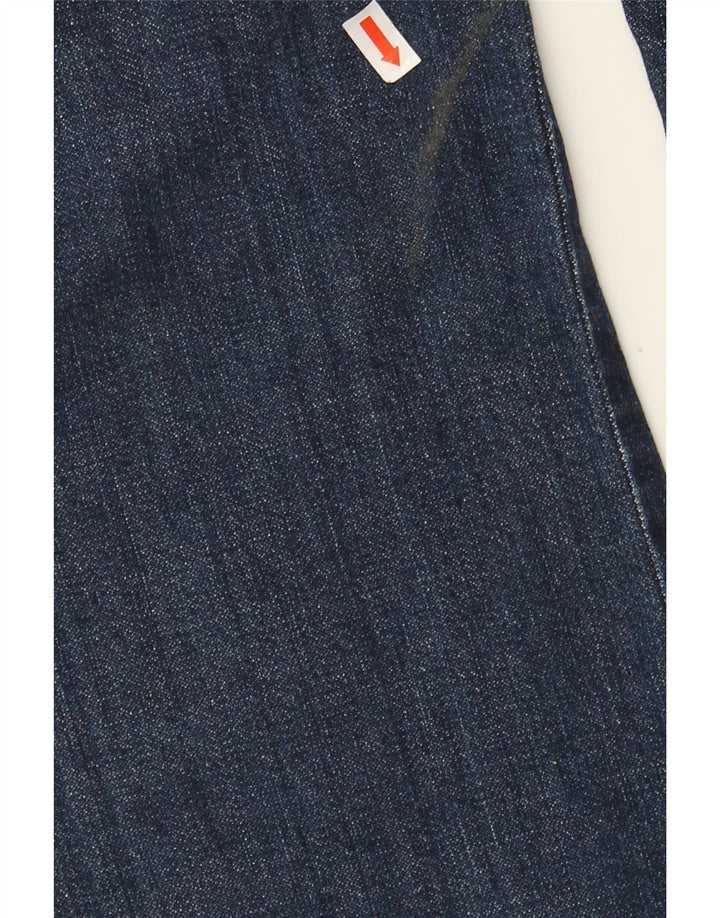 WRANGLER Mens Straight Jeans W34 L32 Blue Cotton