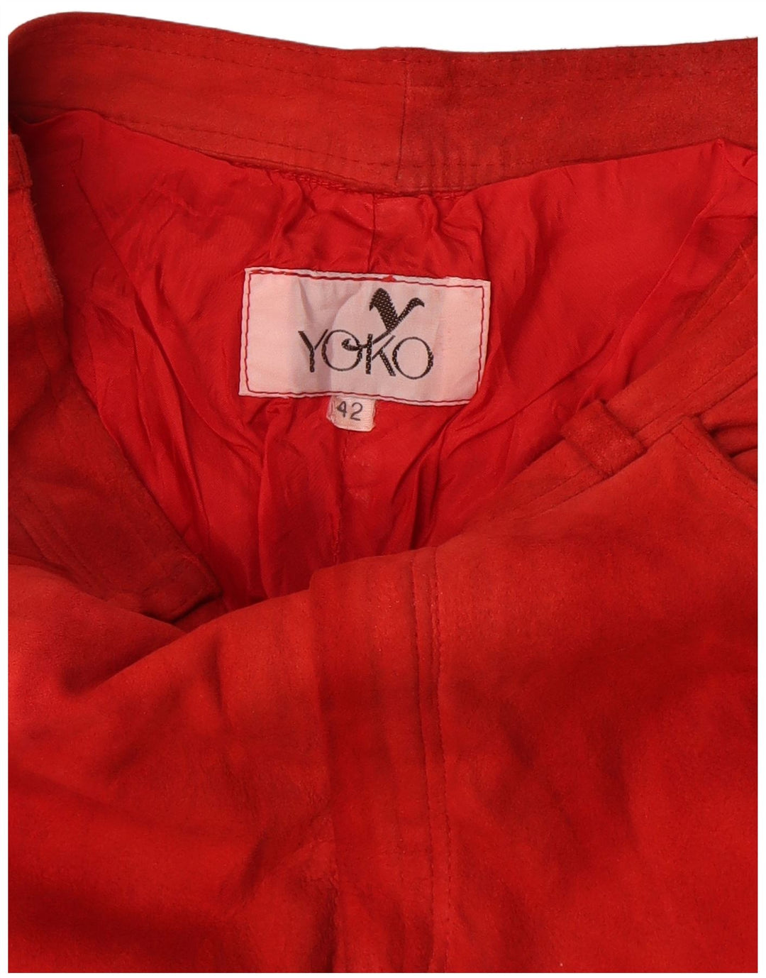 Yoko Γυναικείο Slim Casual Παντελόνι IT 42 Medium W28 L31 Red