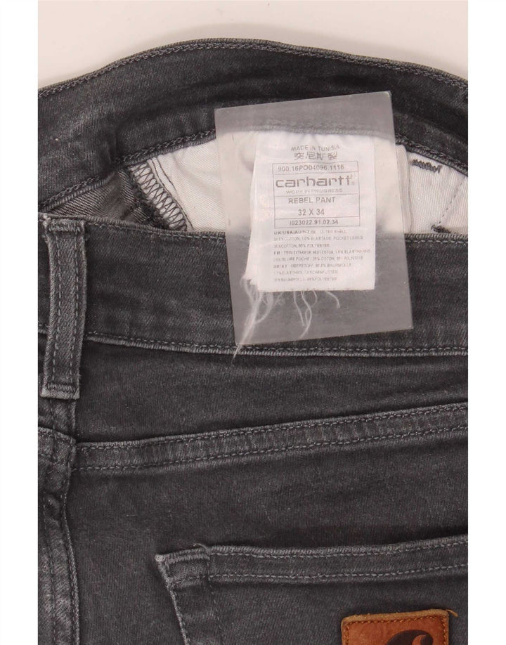 Carhartt Γυναικείο Slim Jeans W32 L34 Γκρι βαμβακερό
