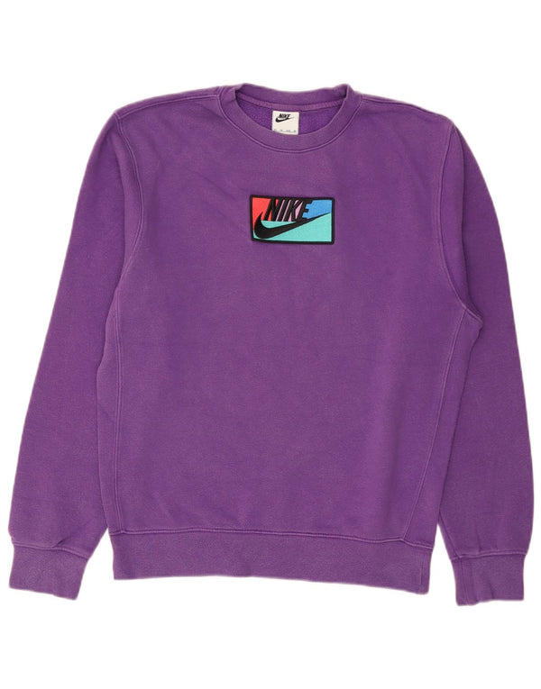 Ανδρικό φούτερ Nike Graphic Regular Fit Jumper XS Μωβ βαμβακερό