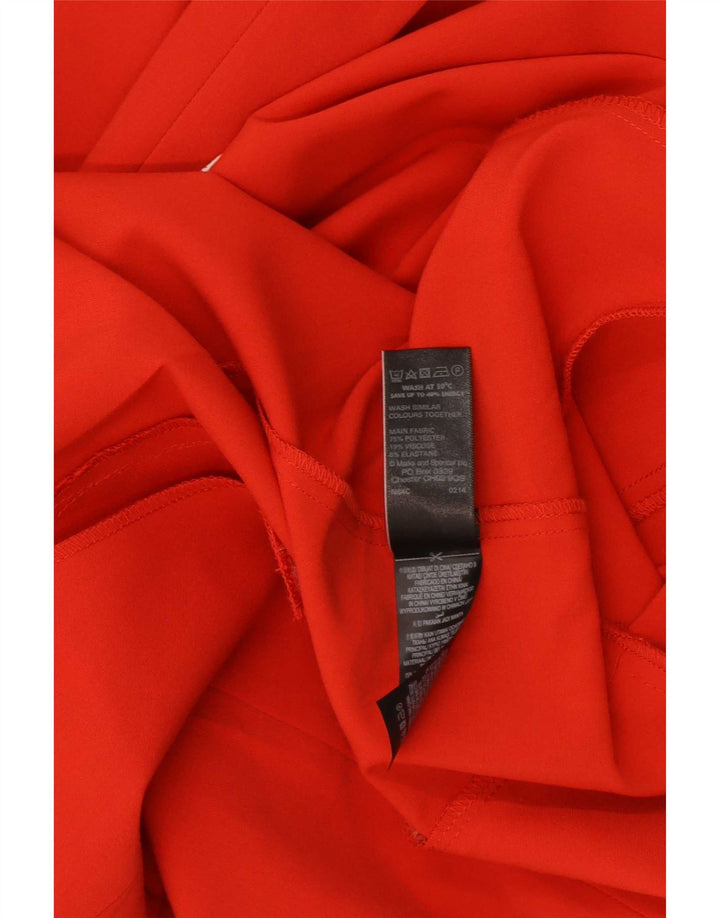 Marks & Spencer Γυναικείο Open Blazer Jacket UK 20 2XL Red Polyester