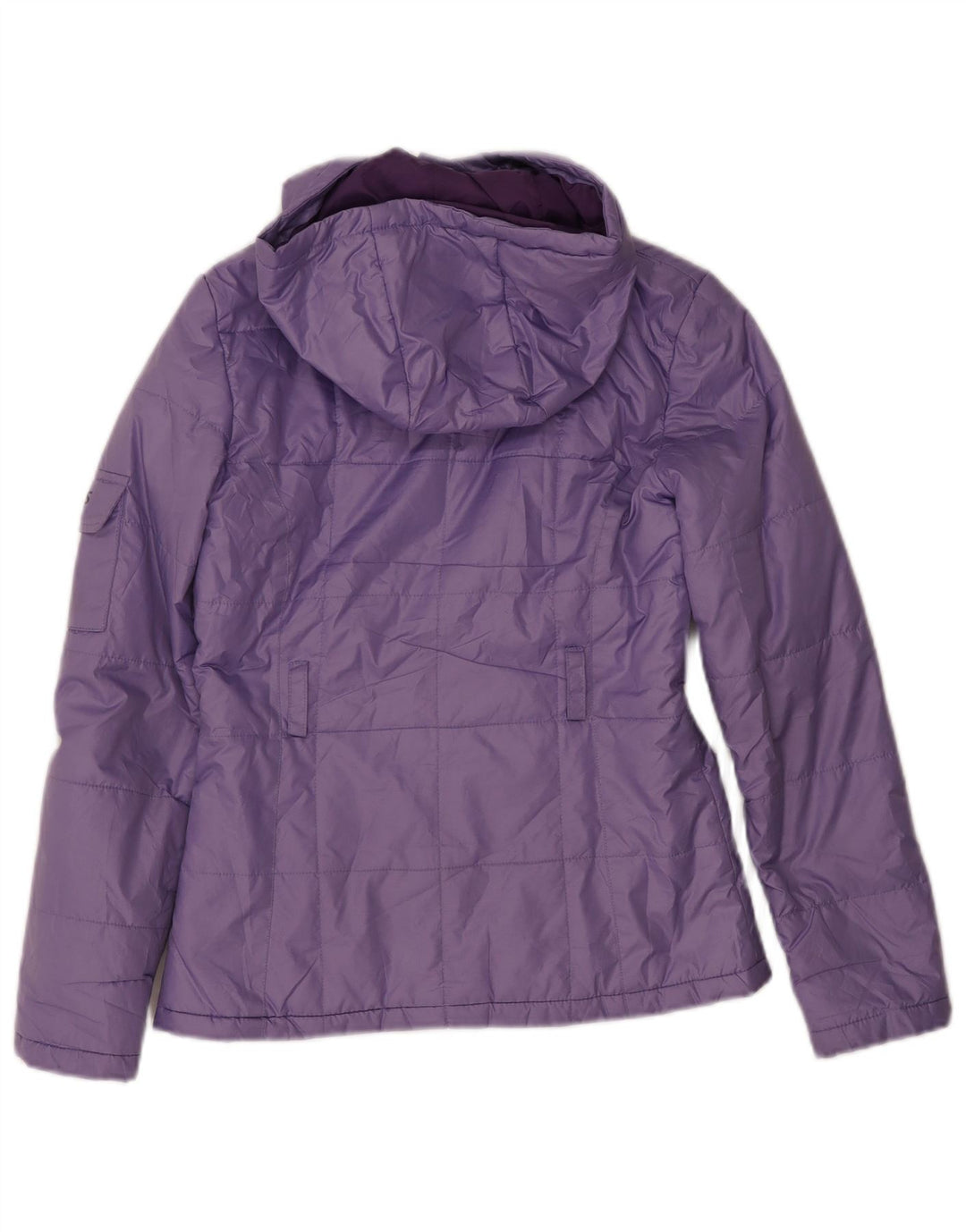 Asics Γυναικείο μπουφάν με κουκούλα UK 10 Small Purple Polyester