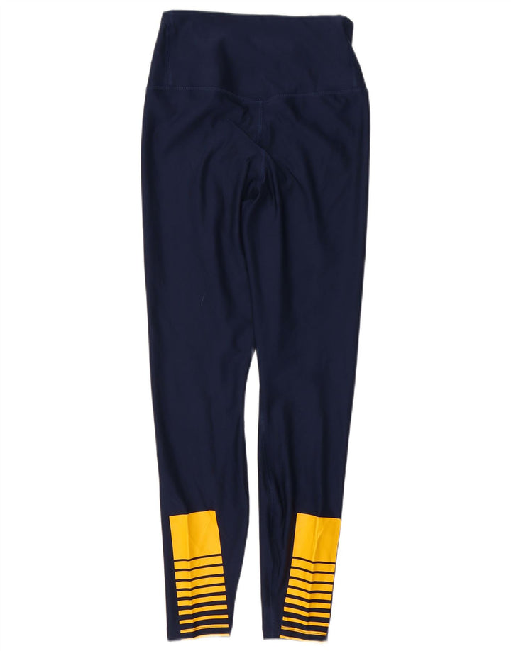 Γυναικείο κολάν NIKE Dri Fit UK 12 Medium Navy Blue Polyester