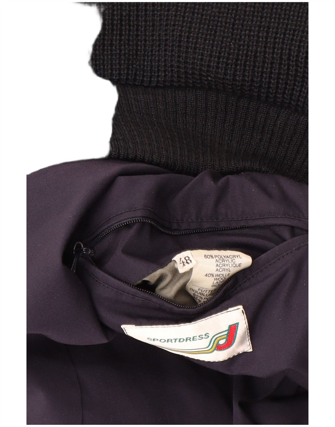 Vintage Ανδρικό Ζακέτα με διπλό στήθος IT 48 Medium Navy Blue