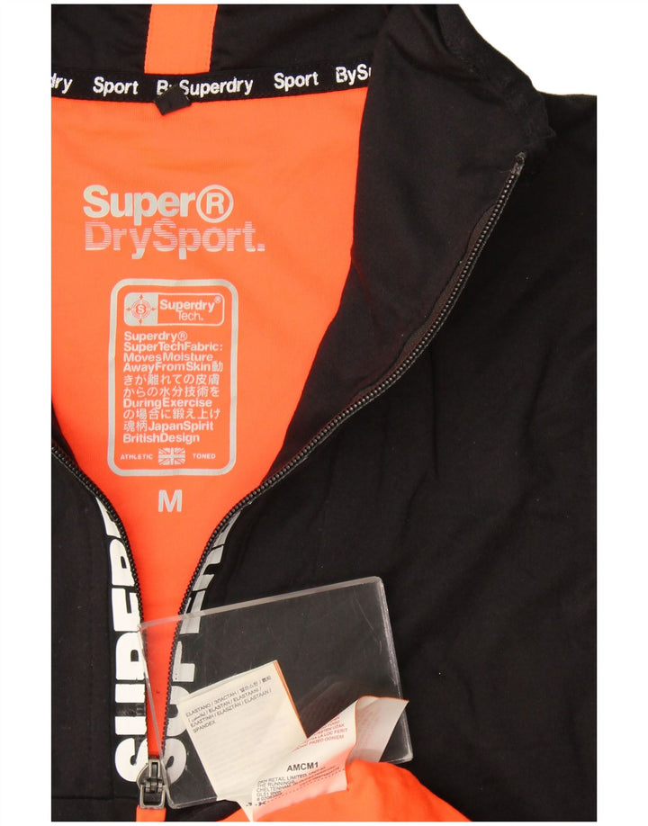 Ανδρική φόρμα πουλόβερ με φερμουάρ Superdry Top Medium Black