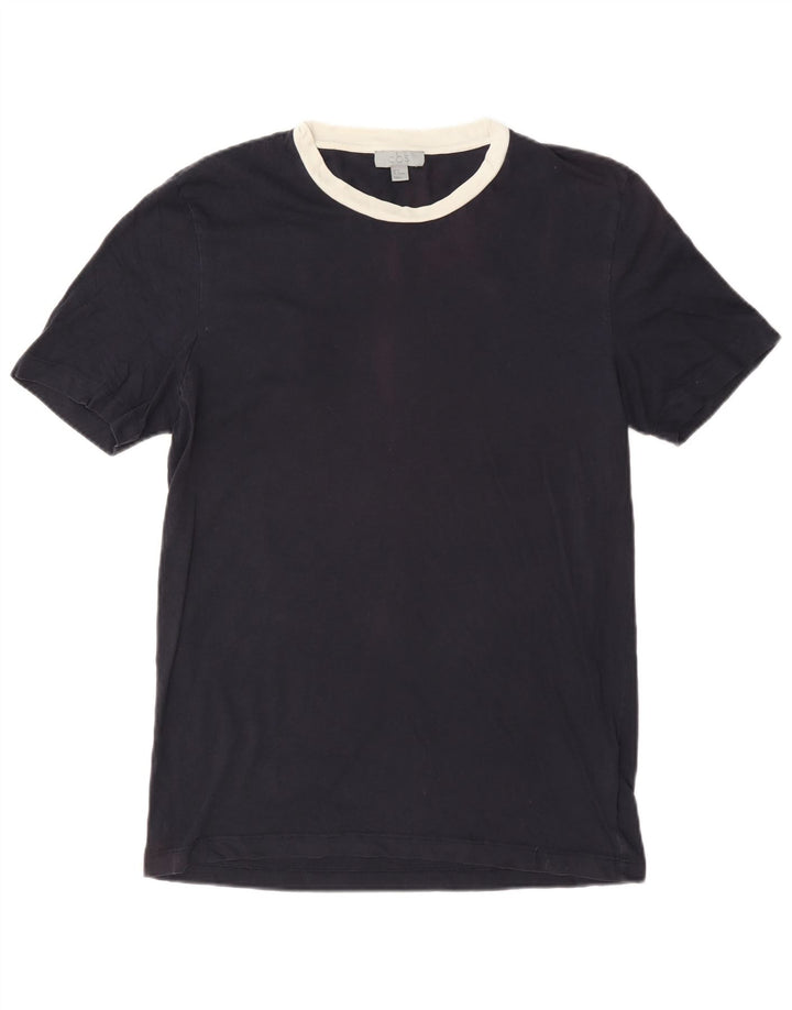 Ανδρικό T-Shirt Cos Top από μεσαίο μπλε ναυτικό βαμβακερό