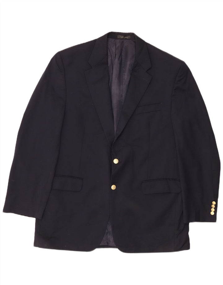 Chaps Ανδρικό μπουφάν σακάκι UK 44 2XL Navy Blue Wool