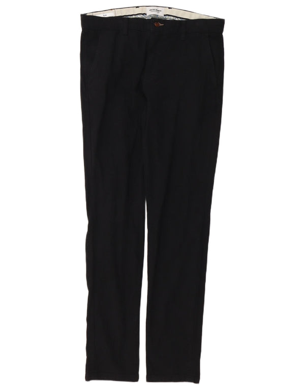 Jack & Jones Ανδρικό Slim παντελόνι Chino W32 L34 Μαύρο βαμβακερό