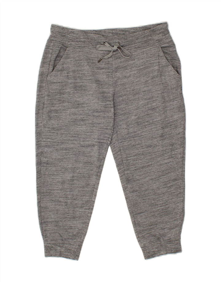 EDDIE BAUER Mens Capri Tracksuit Trousers Joggers Medium  Grey Flecked Vintage Eddie Bauer and Second-Hand Eddie Bauer from Messina Hembry 