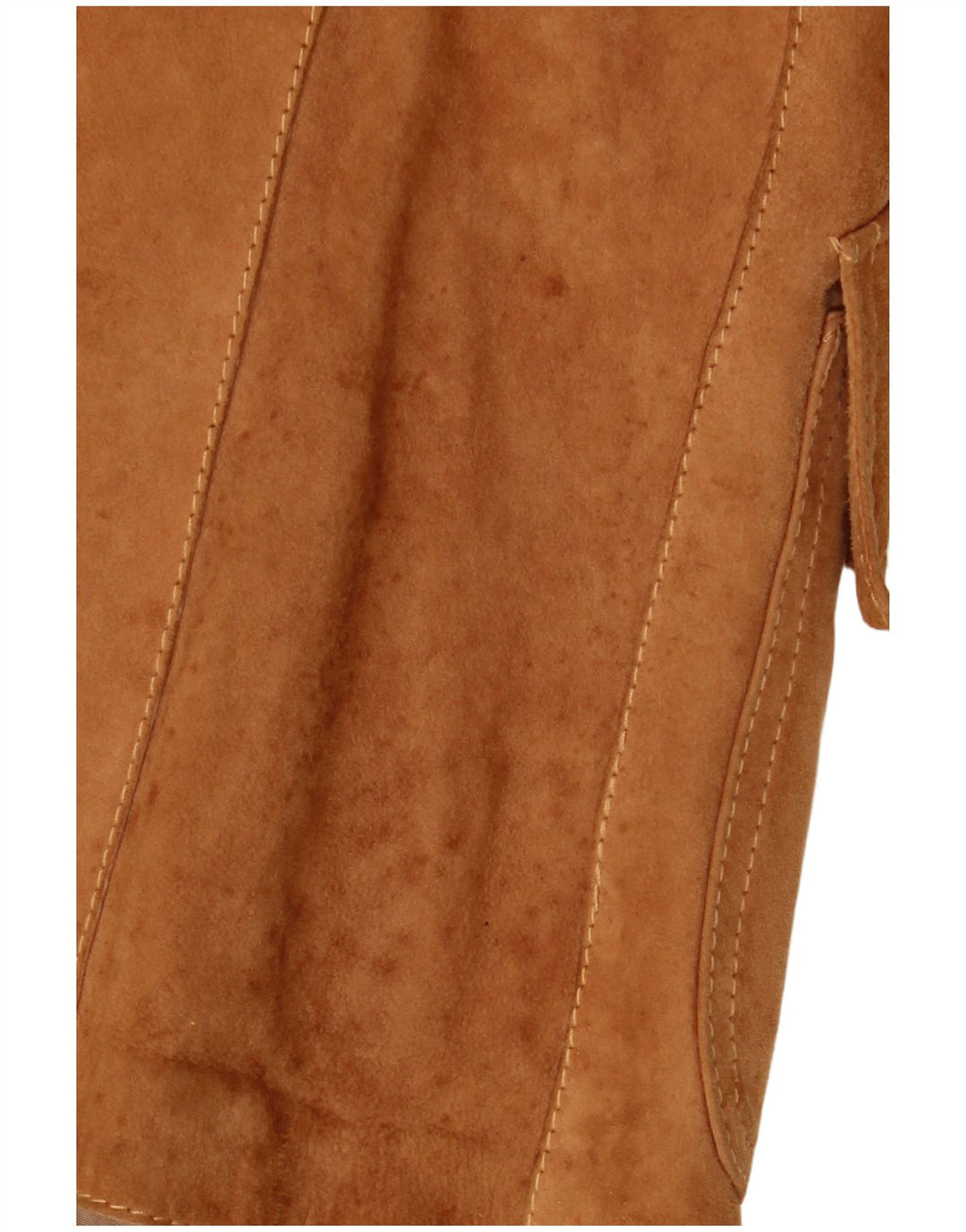 VINTAGE Γυναικείο τζάκετ σουέντ με 3 κουμπιά IT 42 Μεσαίο Καφέ