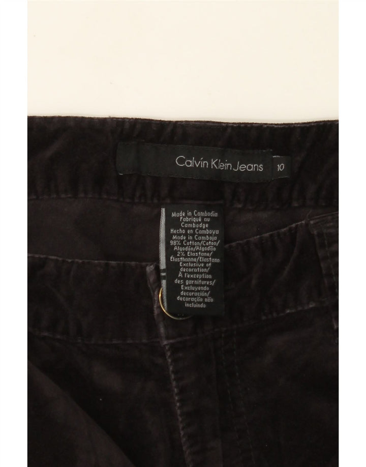 Γυναικείο Casual Παντελόνι Calvin Klein US 10 Medium W30 L29 μαύρο βαμβακερό