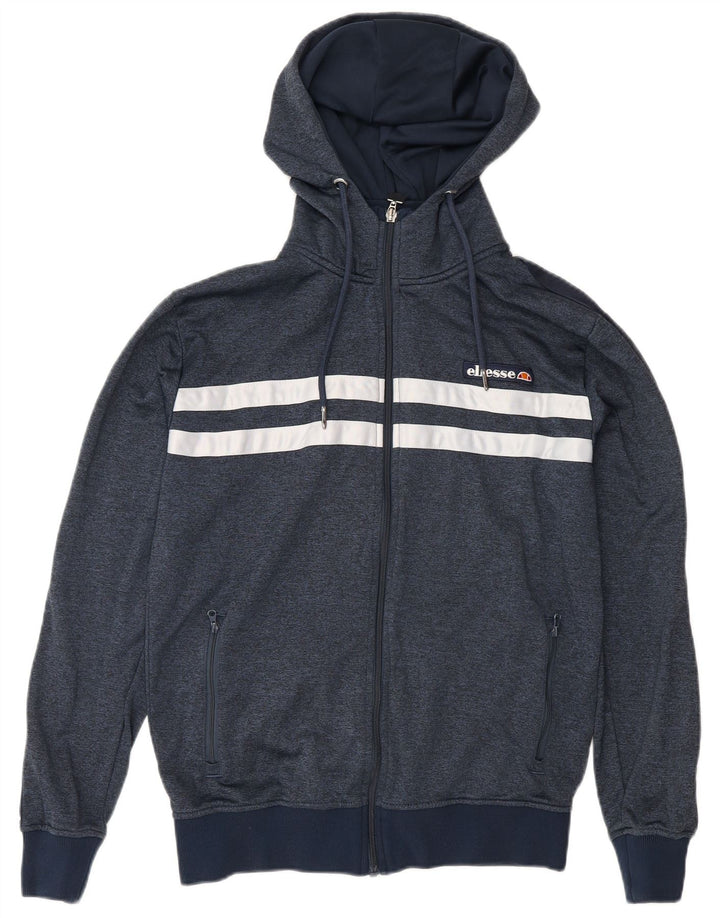 Ανδρικό πουλόβερ με κουκούλα με φερμουάρ Ellesse Small Navy Blue Colourblock