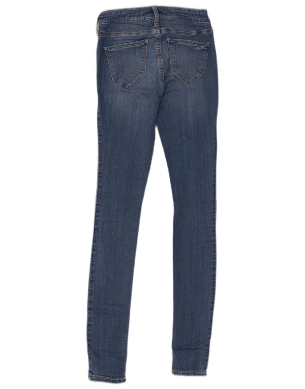 Hollister Γυναικείο κολάν Χαμηλόμέση Skinny Jeans US 0 XS W24 L30 Μπλε βαμβακερό