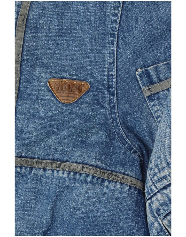 VINTAGE Ανδρικό Τζιν Σέρπα Μπουφάν UK 42 XL Μπλε