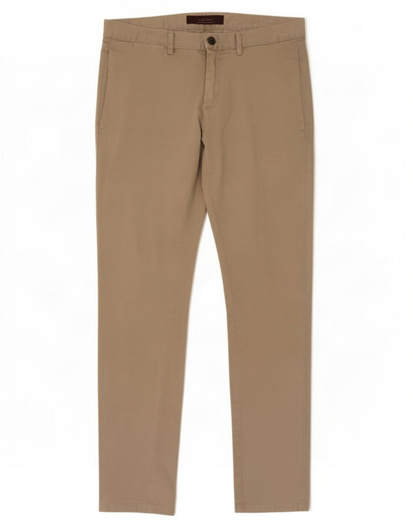 Zara Ανδρικό παντελόνι Chino Slim EU 40 Medium W31 L33 Beige βαμβακερό