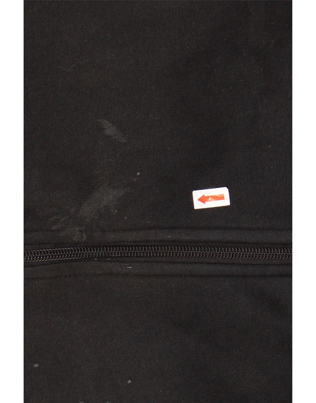 Ανδρικό πουλόβερ NIKE με φερμουάρ, μαύρο βαμβακερό