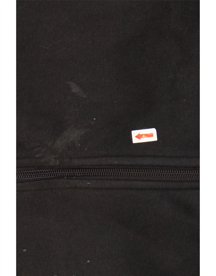 Ανδρικό πουλόβερ NIKE με φερμουάρ, μαύρο βαμβακερό