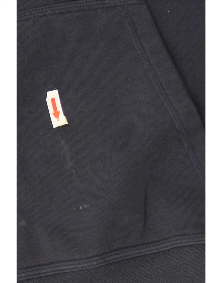 Ανδρικό μπλουζάκι με κουκούλα Nike, βαμβακερό μπλε ναυτικό