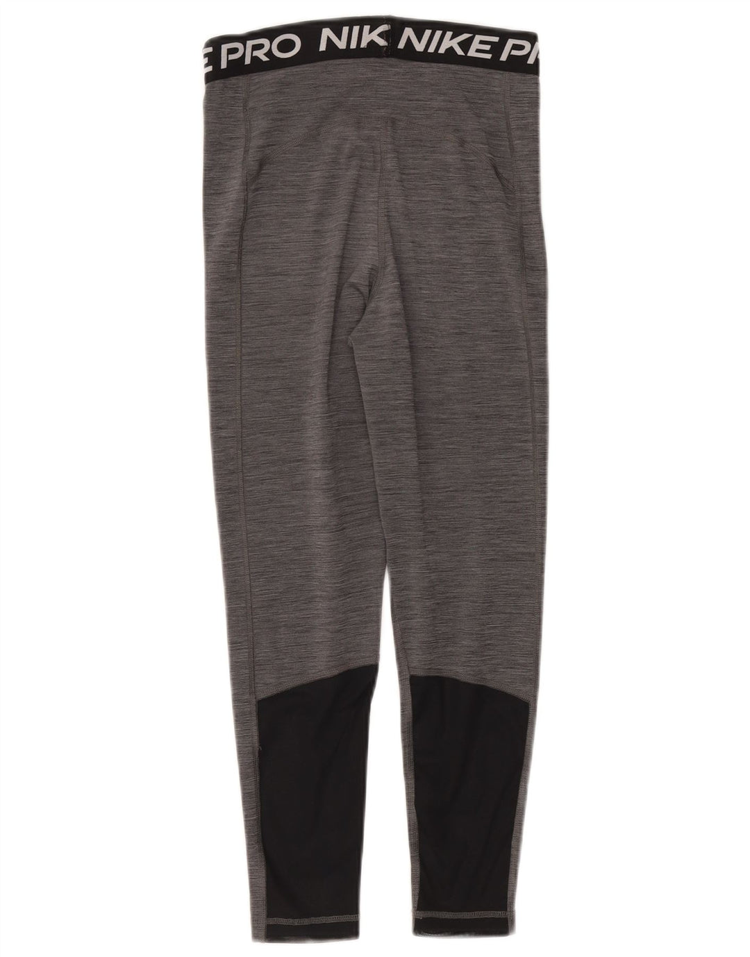 Γυναικεία Nike Dri Fit Graphic κολάν UK 10 Small Grey Flecked Polyester