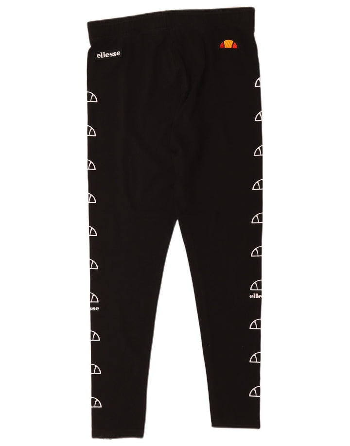 Ellesse Γυναικεία Γραφικά Κολάν UK 14 Large Black