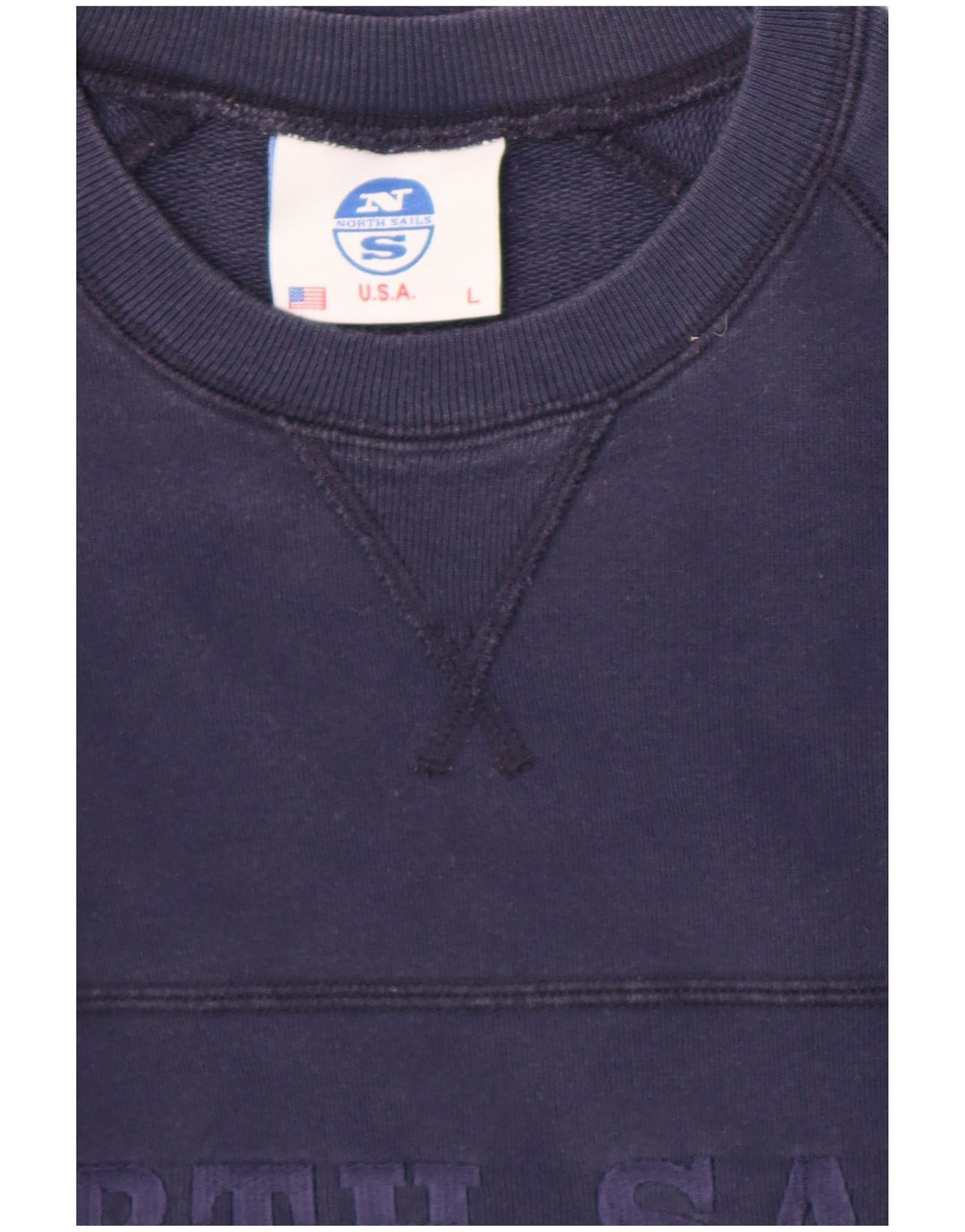Ανδρικό γραφικό φούτερ North Sails Jumper Large Navy Blue