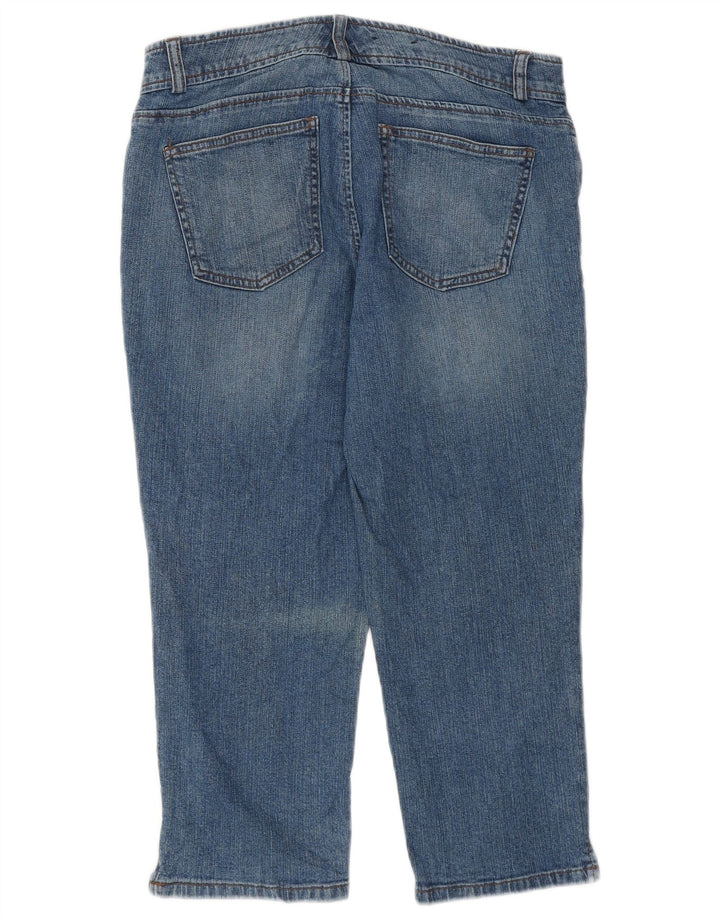 Chaps Γυναικείο Petite Capri Jeans US 8 Medium W30 L21 Blue Cotton
