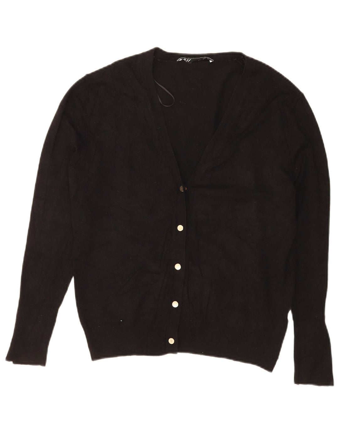Zara Γυναικεία Ζακέτα UK 14 Large Μαύρο