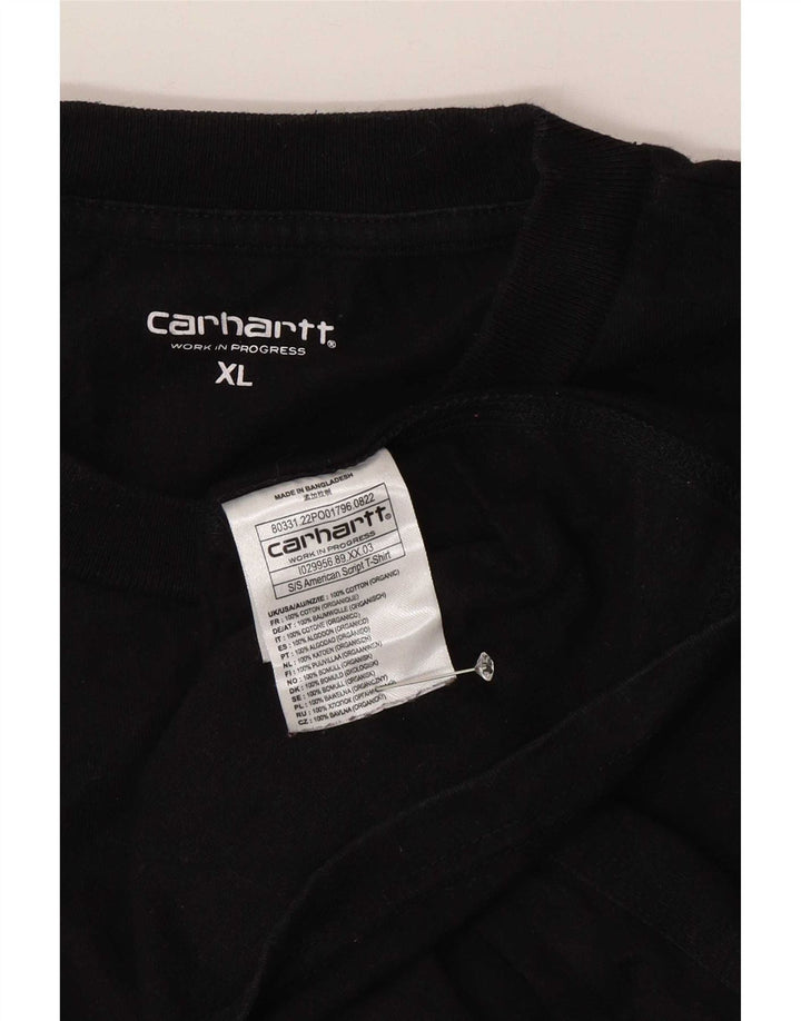 Ανδρικό T-Shirt Carhartt Top XL Μαύρο βαμβακερό
