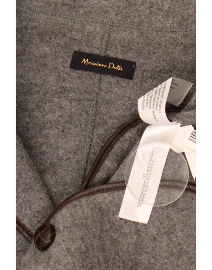 Massimo Dutti Γυναικείο σακάκι με 2 κουμπιά μπλέιζερ EU 42 μεγάλο γκρι μαλλί