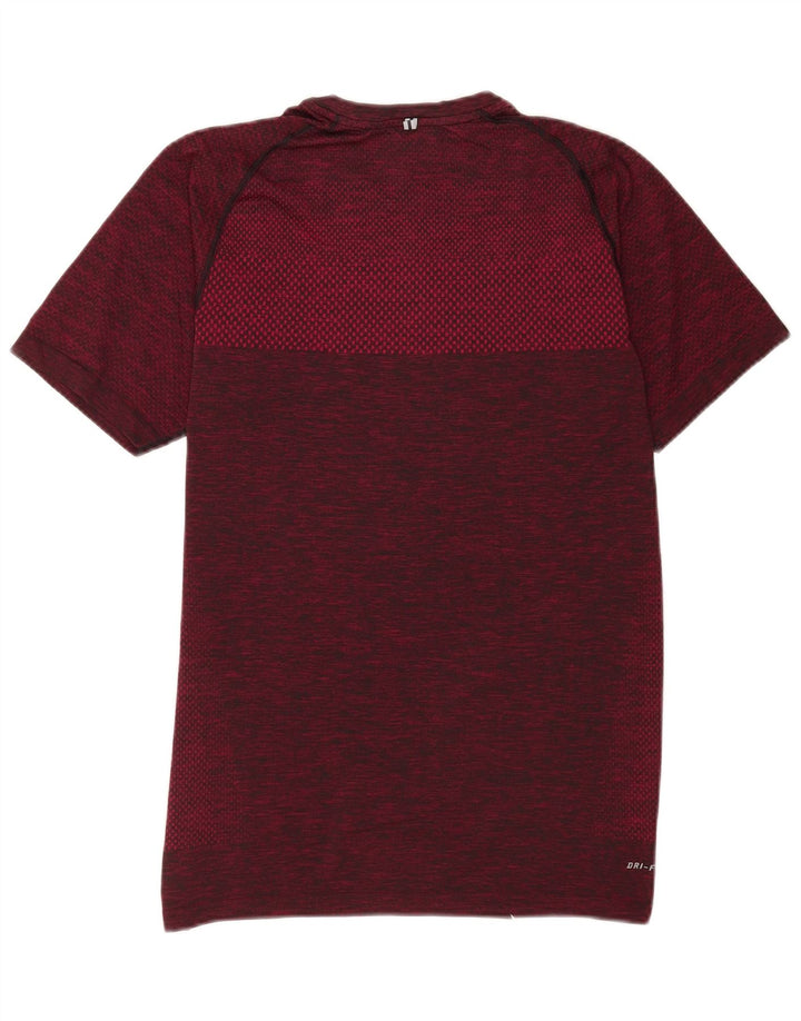 Ανδρικό T-shirt Nike Dri Fit Τοπ μεσαίου μπορντώ