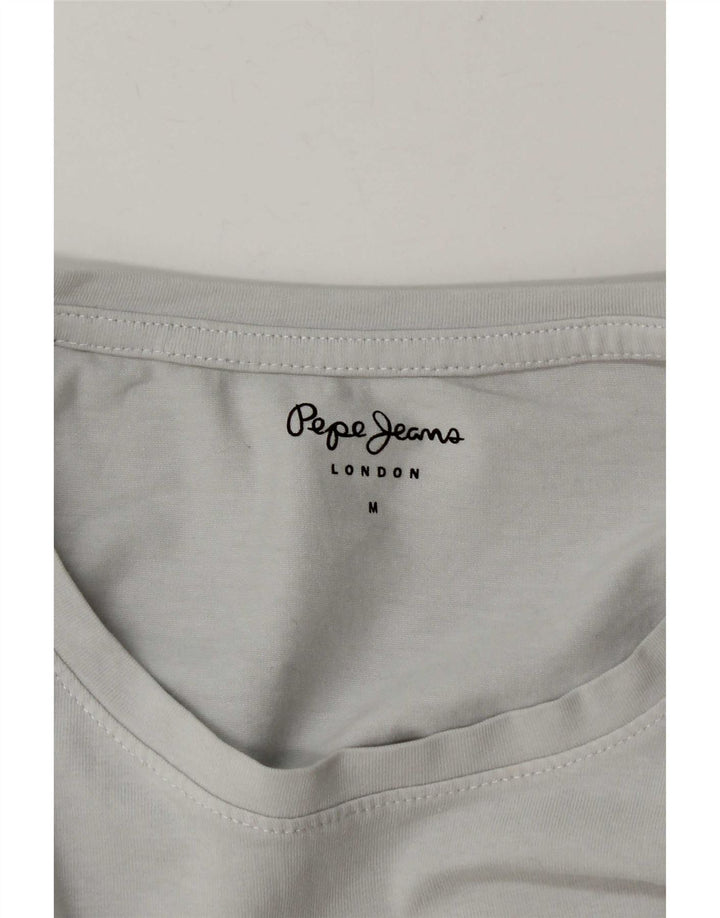PEPE Jeans Γυναικείο Γραφικό Μακρυμάνικο UK 14 Medium Grey