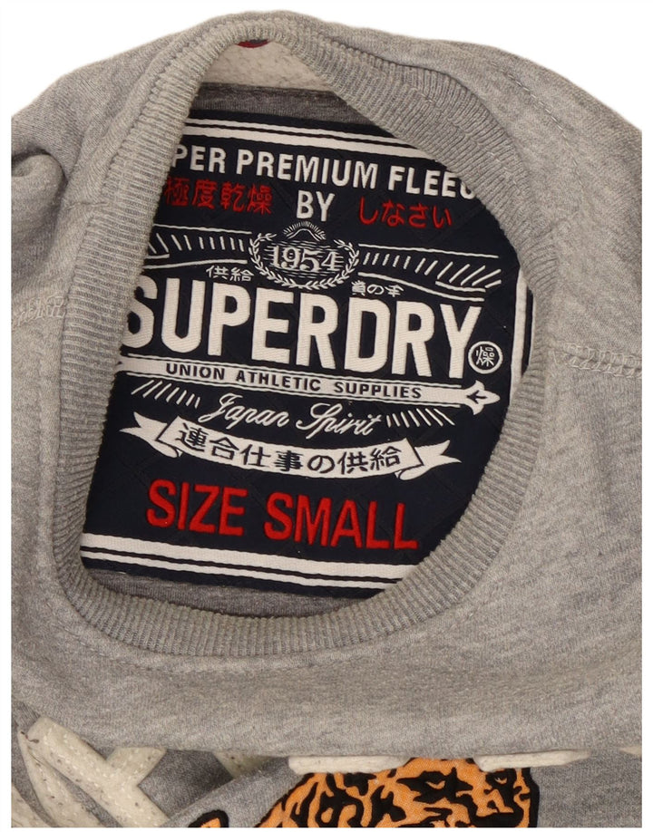 Ανδρικό γραφικό φούτερ Superdry Jumper Μικρό Γκρι βαμβακερό
