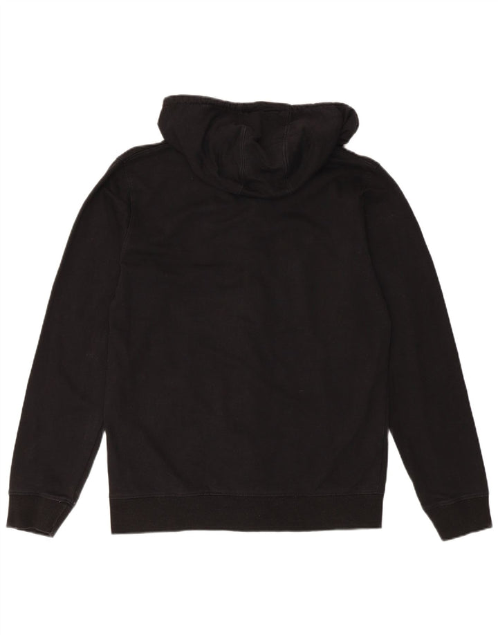 Ανδρικό πουλόβερ CONVERSE με φερμουάρ, μικρό μαύρο βαμβακερό