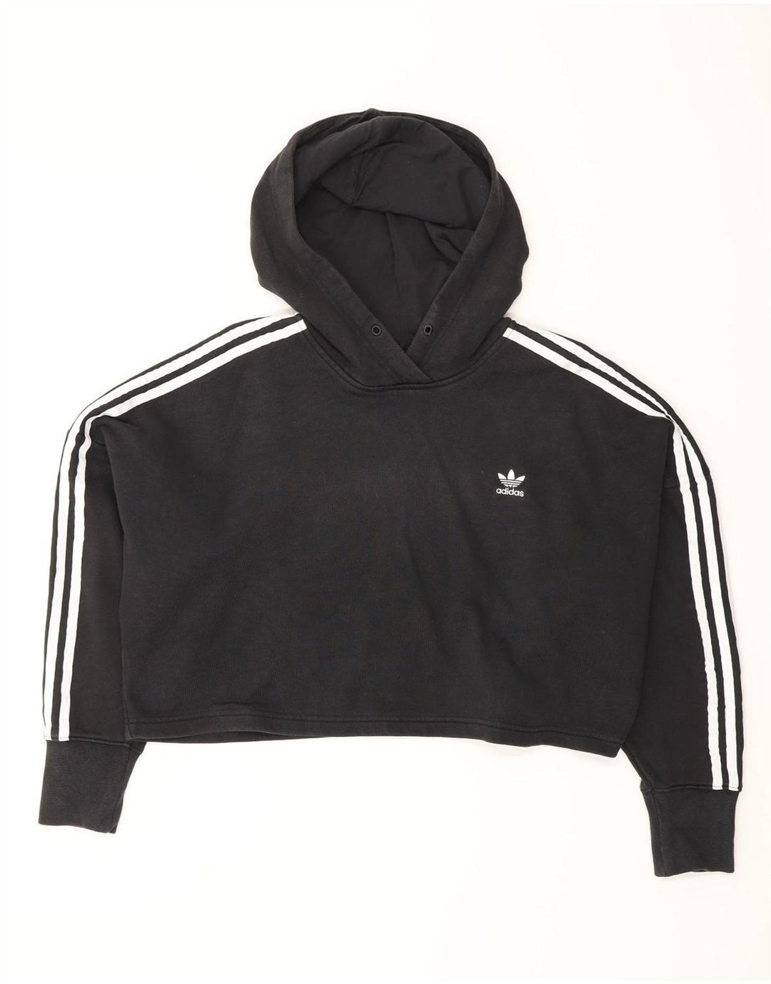 Γυναικεία κουκούλα με κουκούλα ADIDAS Oversized UK 8 Μικρό βαμβακερό