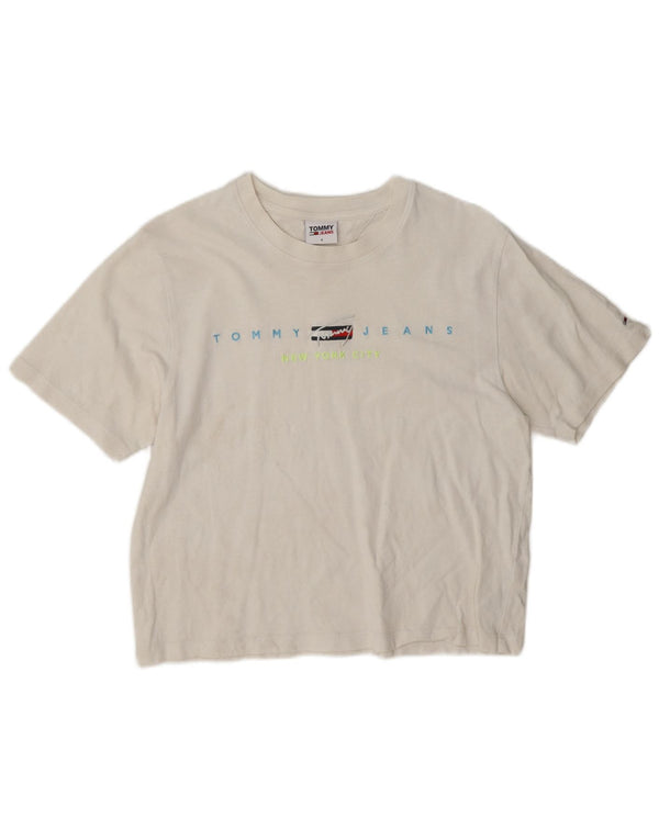 Γυναικείο γραφικό μπλουζάκι Tommy Hilfiger New York City Top 10 Small White