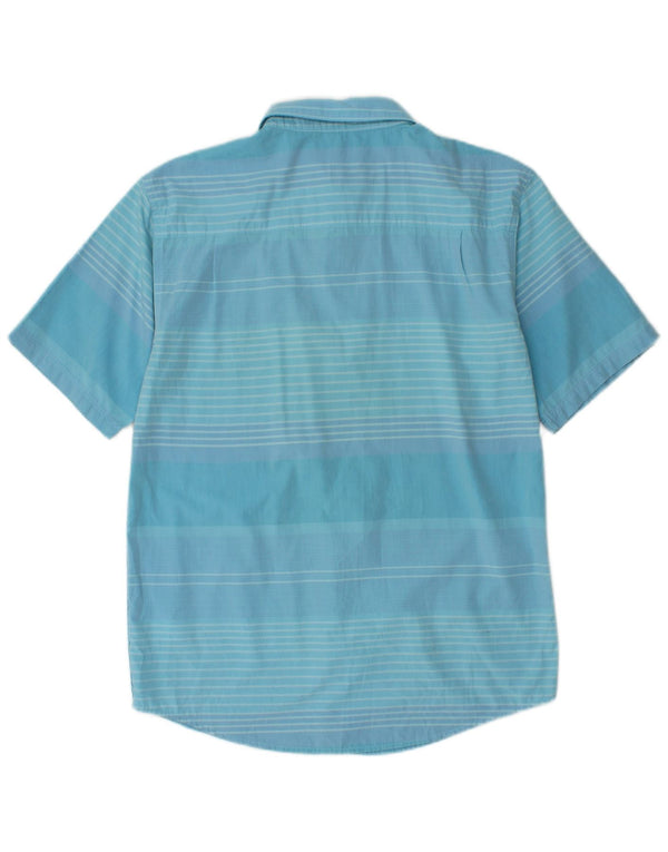 Calvin Klein Jeans Boys κοντομάνικο πουκάμισο 15-16 ετών XL μπλε ριγέ