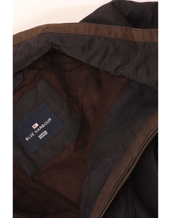 Ανδρικό παλτό Marks & Spencer Blue Harbour Windbreaker UK 38 Medium Black