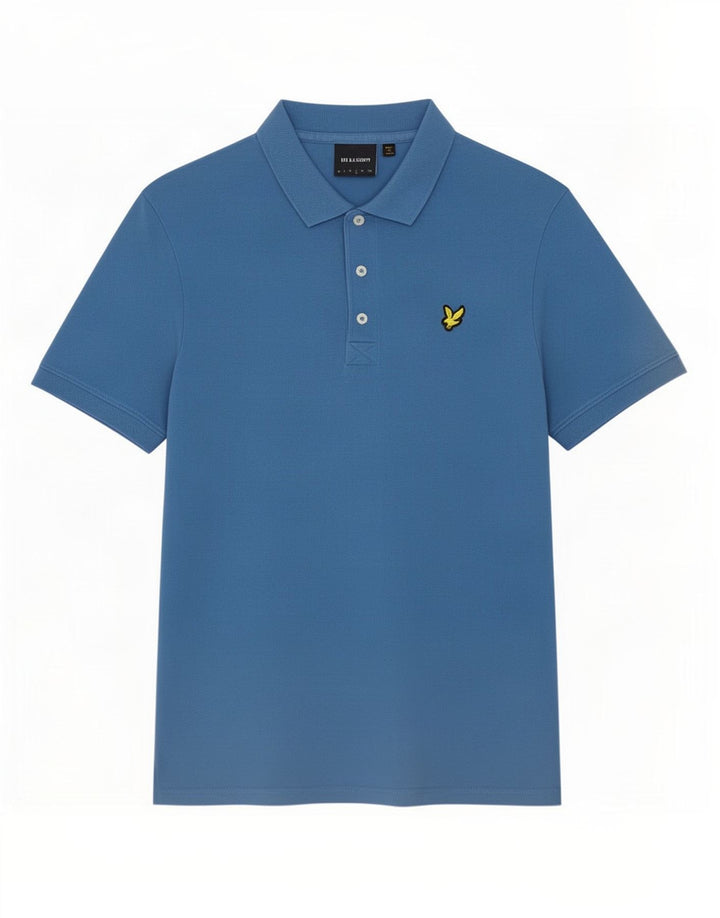 Ανδρικό πουκάμισο πόλο Lyle & Scott σε μεγάλο μπλε