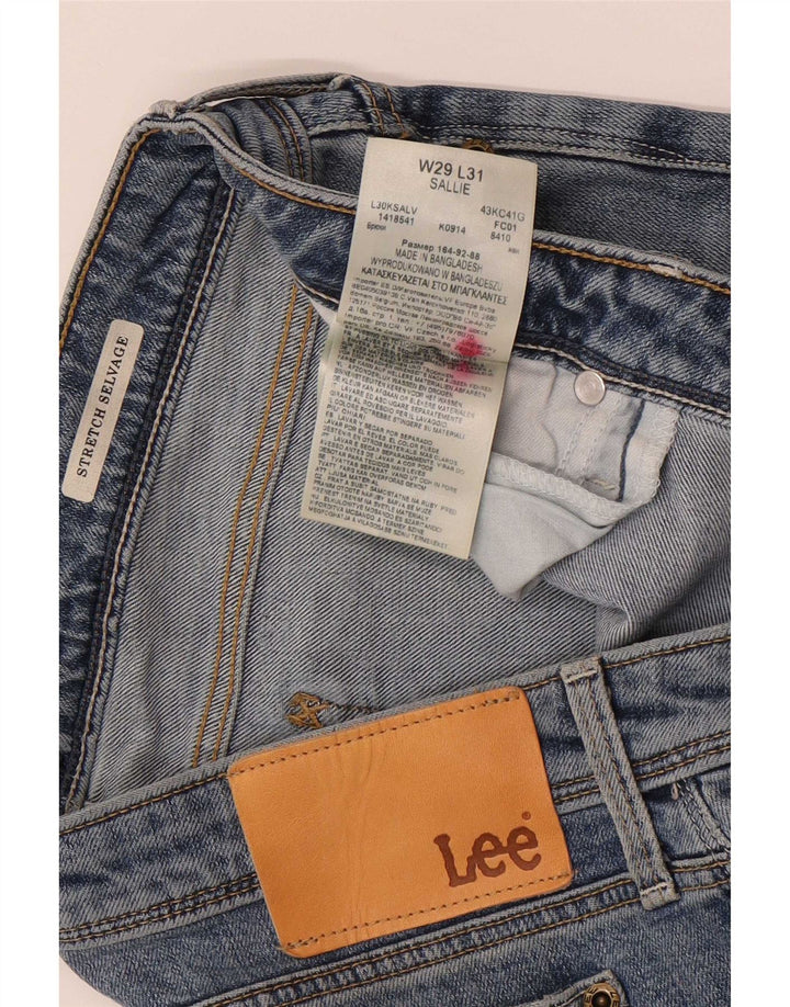 Lee Mens Selvage Stretch Slim Jeans W29 L31 Μπλε βαμβακερό