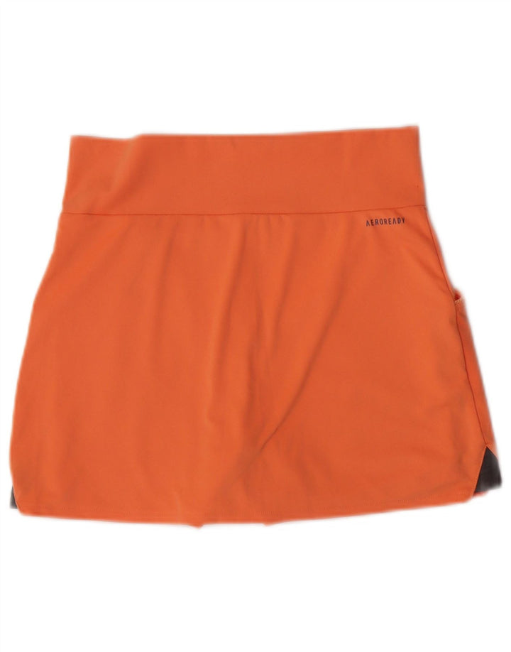ADIDAS Girls Skort 11-12 Years Orange Polyester Sports