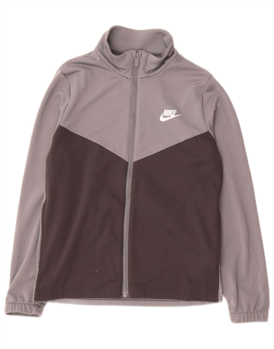 Μπουφάν Nike Boys Graphic αθλητική φόρμα 12-13 ετών, μεγάλο γκρι χρώμα