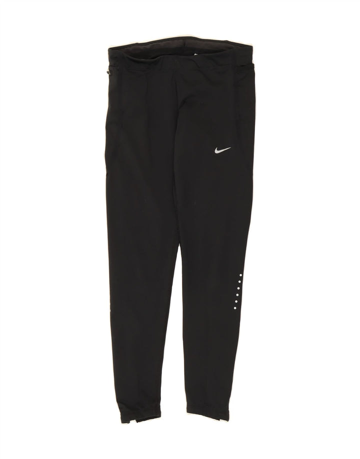 NIKE Womens Dri Fit Leggings UK 8 Small  Black Polyester Vintage Nike and Second-Hand Nike from Messina Hembry 